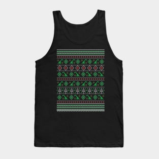 Shylasaur Holiday Sweater Tank Top